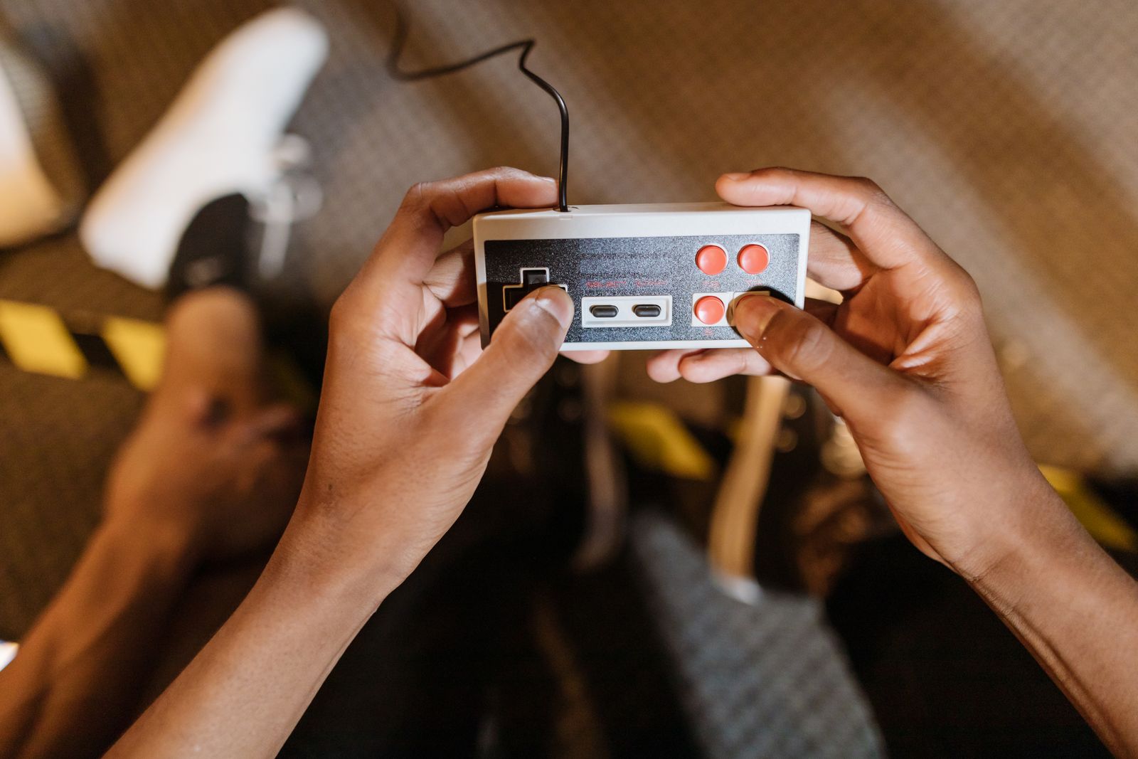 A classic controller, ready to play